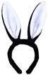 兔耳頭箍-型6(黑底白耳)