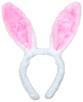 兔耳頭箍-型3(白底粉耳)