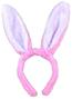 兔耳頭箍-型5(粉底白耳)